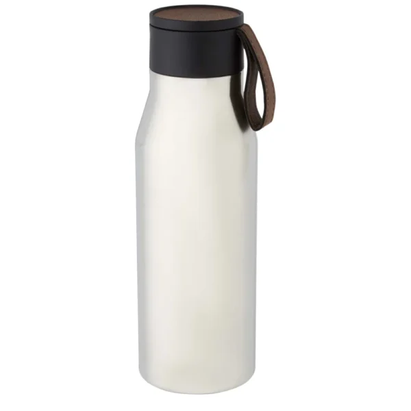 Bouteille Ljungan de 500 ml en acier inoxydable avec isolation par le vide et couche de cuivre – Argent