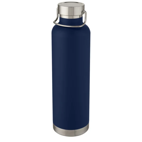 Bouteille de sport Thor de 1 L avec isolation par le vide et couche de cuivre – Bleu foncé
