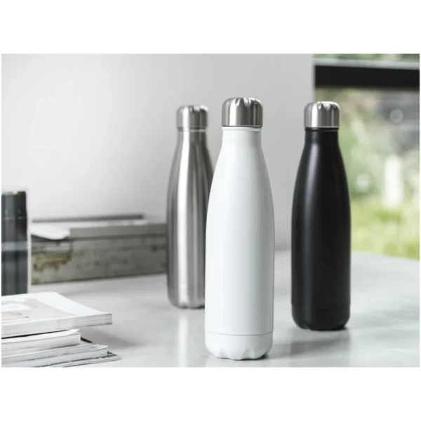 Bouteille isotherme sous vide Cove de 500 ml en cuivre et acier inoxydable recyclé certifié RCS 