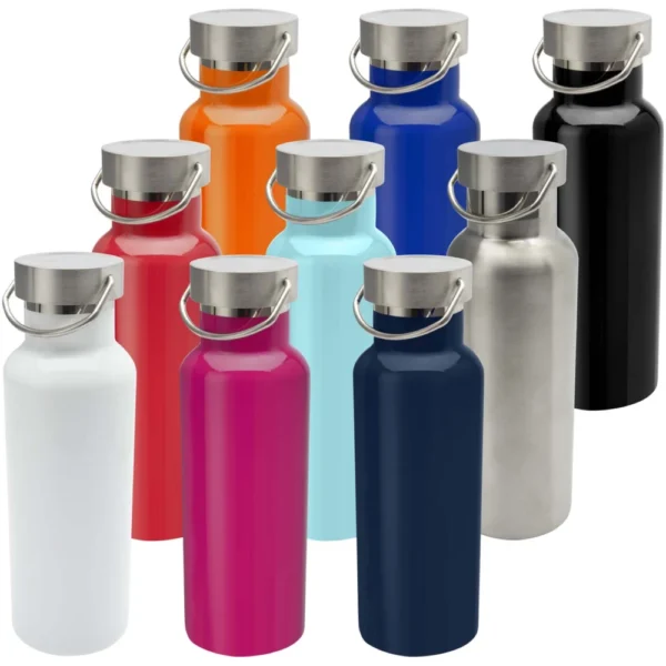 Bouteille d’eau Thor de 500 ml en acier inoxydable certifié RCS
