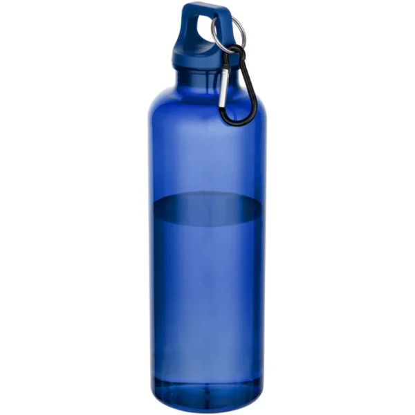 Bouteille d’eau Oregon de 750 ml en plastique recyclé certifié RCS avec mousqueton – Bleu royal
