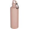 Bouteille d’eau Oregon de 750 ml en plastique recyclé uni certifié RCS avec mousqueton – Rose poudré