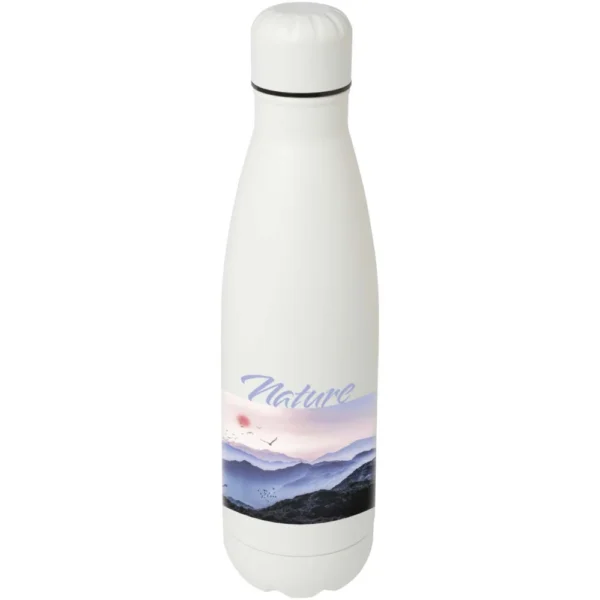 Bouteille d’eau Cove de 750 ml en acier inoxydable recyclé certifié RCS à simple paroi