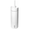 Bouteille d’eau MiiR Sipper de 473 ml avec paille – Blanc