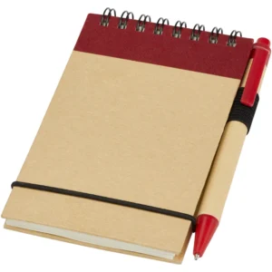 Bloc-notes recyclé format A7 avec stylo Zuse – Naturel
