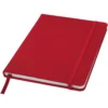 Carnet de notes A5 Spectrum à couverture rigide – Rouge