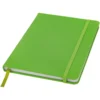 Carnet de notes A5 Spectrum à couverture rigide – Citron vert