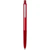 Stylo à bille Soffit en aluminium recyclé, à mécanisme à clic et anodisé (encre bleue) – Rouge