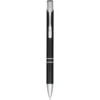Stylo bille rétractable en aluminium anodisé Moneta (encre noire)