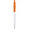 Stylo bille Unica en plastique recyclé (encre bleue) – Orange