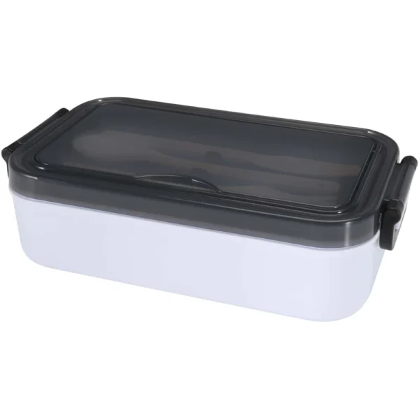 Lunch box et ensemble de couverts Snappy 1000 ml – Blanc