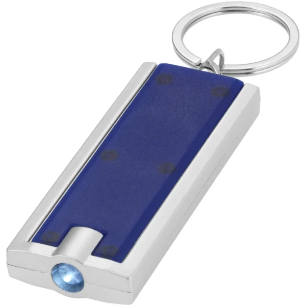 Porte-clés avec lampe LED Castor – Bleu