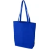 Sac shopping Odisha bio OCS à large fond 180 g/m2 de 11 L – Bleu royal