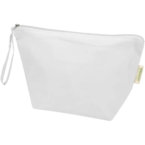 Grande pochette à accessoires Odisha de 3 L bio certifiée OCS 180 g/m² – Blanc