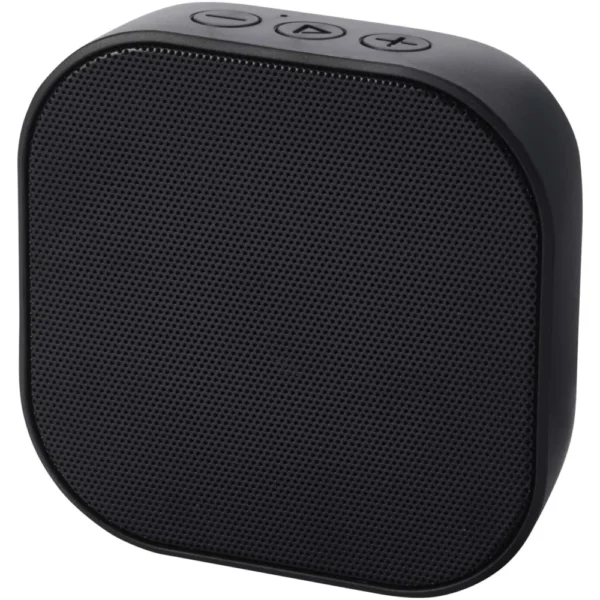 Haut-parleur Bluetooth® Stark 2.0 3W Mini RCS en plastique recyclé – Noir
