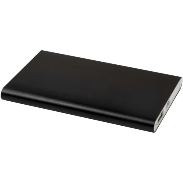Batterie de secours en aluminium Pep de type-C de 4 000 mAh – Noir