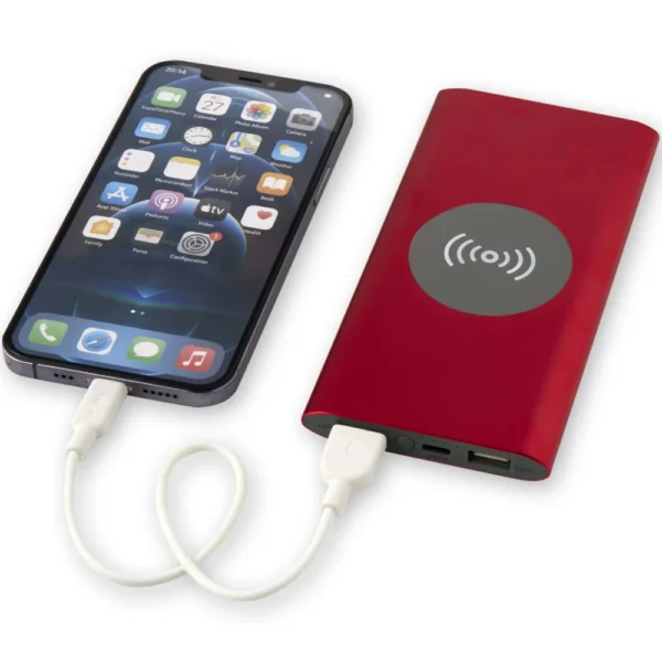 Batterie de secours sans fil en aluminium recyclé Juice type-C de 8 000 mAh Batterie de secours sans fil en aluminium recyclé Juice type-C de 8 000 mAh