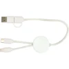 Câble 5 en 1 Citala en plastique recyclé de 30 cm pour la synchronisation des données et la charge rapide de 27 W
