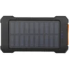 Batterie de secours solaire Altair robuste de 5 000 mAh et 10 W en plastique recyclé avec lampe de poche intégrée