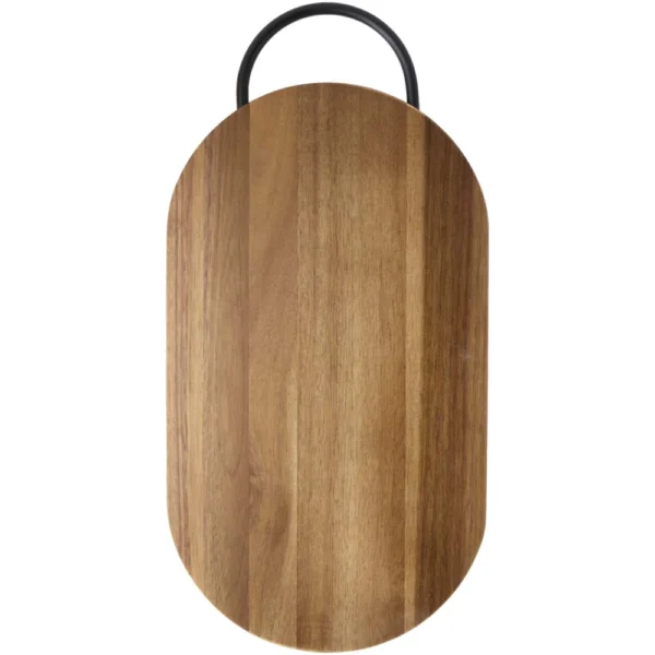 Planche à découper Prestige en acacia avec couteau à pain