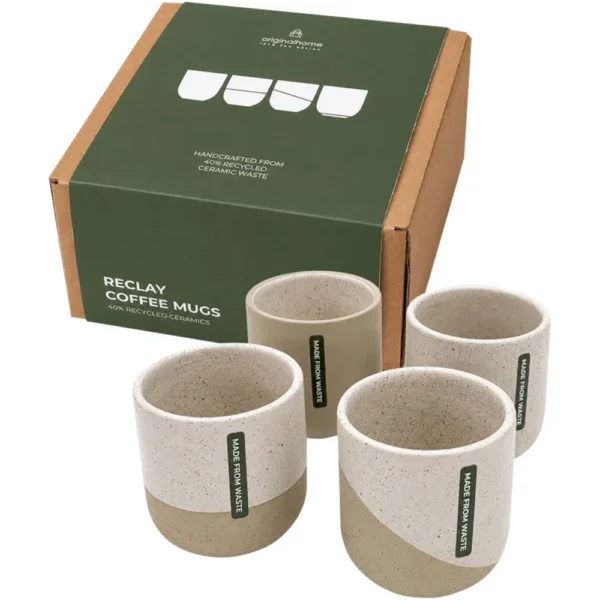 Lot de tasses à café Originalhome Reclay 150 ml – Blanc