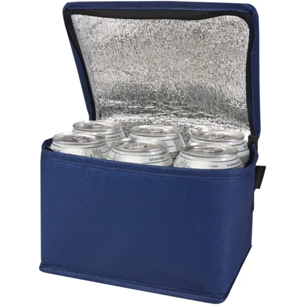 Sac isotherme Spectrum non tissé recyclé GRS de 4L pour 6 canettes – Bleu royal