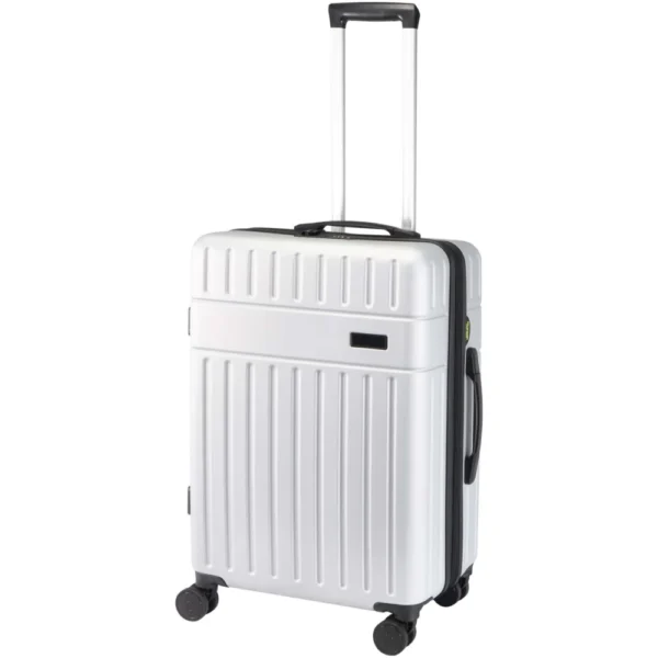 Valise extensible Rover de 70 L et 24" en matériaux recyclés certifiés GRS – Argent