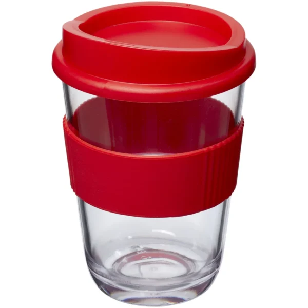 Gobelet Americano® Cortado 300ml avec bandeau antidérapant – Rouge