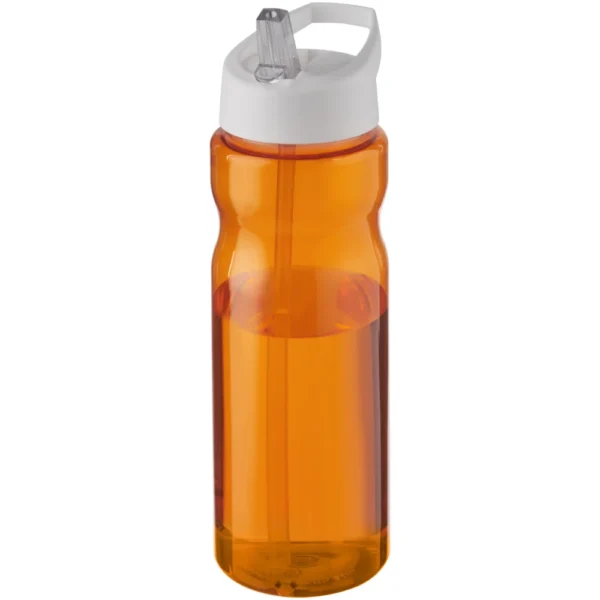 Bouteille de sport H2O Active® Eco Base 650ml couvercle bec verseur – Orange