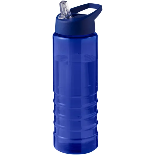 Bouteille de sport H2O Active® Eco Treble de 750 ml avec couvercle à bec verseur – Bleu