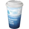 Brite-Americano® POP gobelet isotherme de 350 ml avec couvercle anti-éclaboussures – Blanc