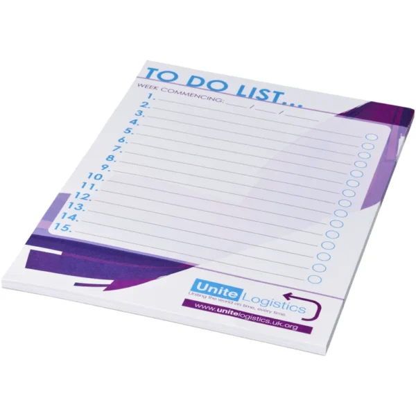 Bloc-notes Desk-Mate® A5 – Blanc