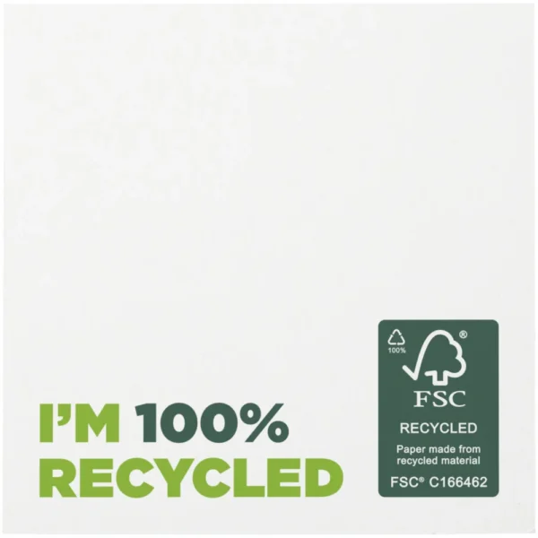 Mémos autocollants recyclés 75 x 75 mm Sticky-Mate® Mémos autocollants recyclés 75 x 75 mm Sticky-Mate®