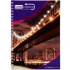 Carnet de notes à spirales A5 Desk-Mate® avec couverture arrière imprimée